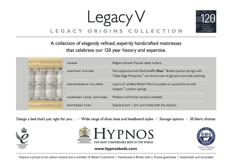Hypnos Legacy Origins 5 Mattress